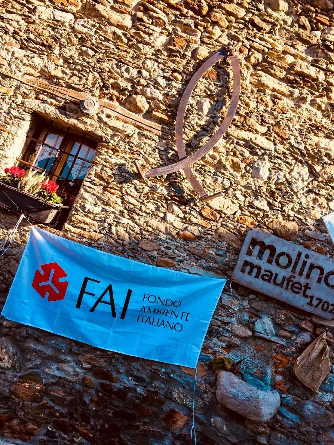 La Volta - Lake Como Heritage Home In Molino Maufet Watermill - Patio On The Garden Colico Eksteriør billede